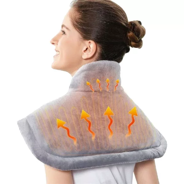 electric heating pad, neck heating pad, electric warming pad, portable heating pad, neck shoulder heating pad