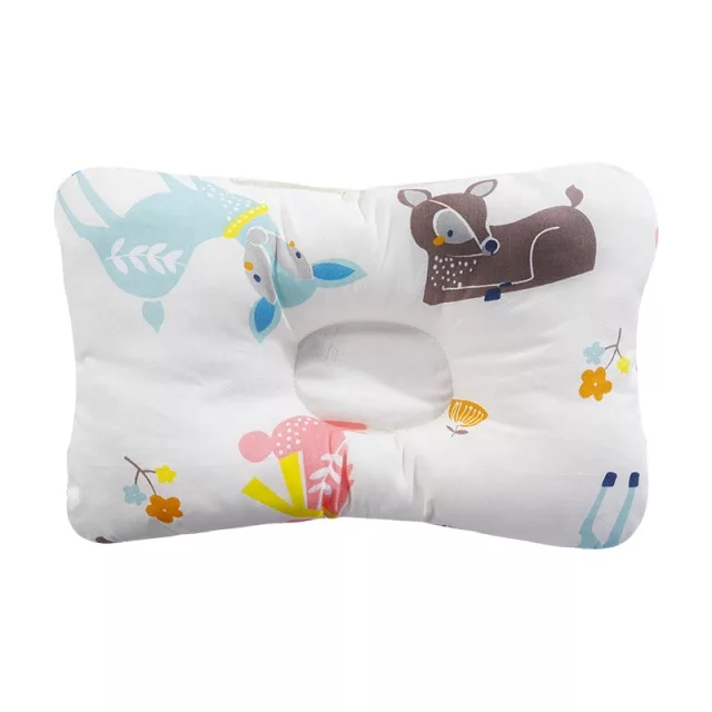 Ergonomic Design Baby Head Support Adorable Cartoon Baby Head Pillow Soft  Comfortable Infant Head Support Cushion for Home