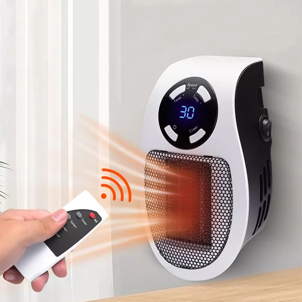 Electric Portable Space Heater With Remote Control