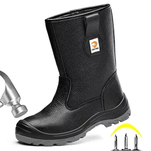 steel toe boots, work boots, waterproof boots, safety boots, mid calf boots, protective boots