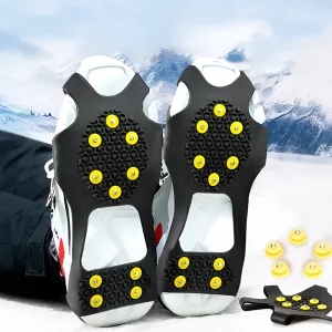 ice cleats, ice spikes, snow cleats, ice grips, snow grips, snow spikes, ice cleats for shoes, non slip shoe covers