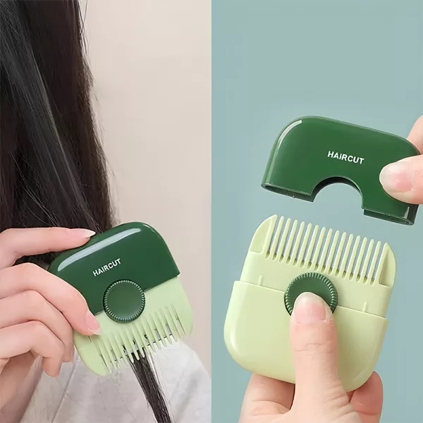 razor comb, blade comb, bangs cutter, mini trimmer, thinning comb