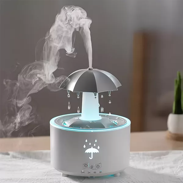 essential oil diffuser, oil diffuser, air humidifier, raindrop humidifier, aroma diffuser, umbrella humidifier