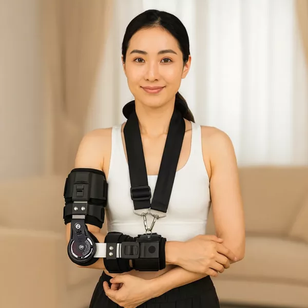 elbow rom, elbow immobilizer, elbow rom brace, rom brace