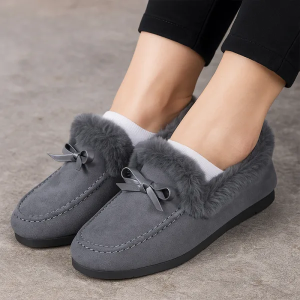 winter casual shoes, womens winter shoes, winter moccasins, fur moccasins