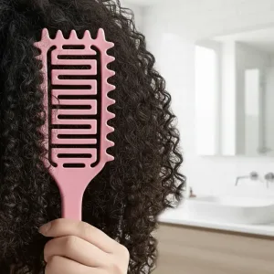 hair brush, curly hair brush, detangling hair brush, vented hair brush