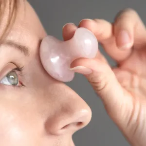 gua sha massager, jade facial roller