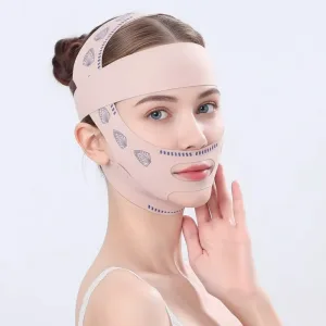 chin strap, face lifting mask, face slimming mask, double chin mask, slimming face