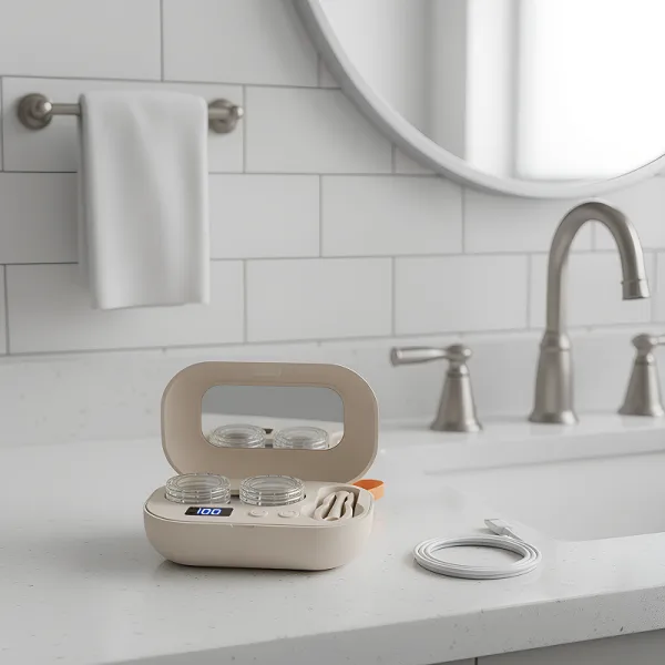 ultrasonic contact lens cleaner, contact lens cleaner machine