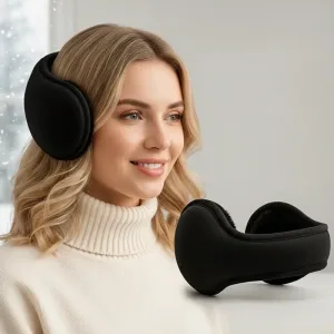 winter earmuffs, fleece earmuffs, ear cover for winter, mens ear warmers, foldable ear muffs for winter, cold weather ear protection