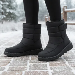 winter snow boots, waterproof snow boots, insulated boots, slip on winter boots