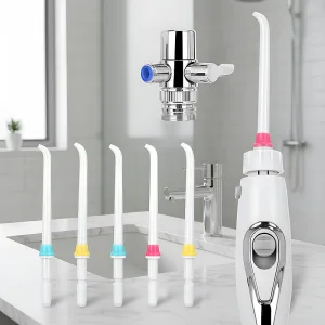 faucet oral irrigator, dental flosser, teeth cleaner, water flosser, teeth stain remover