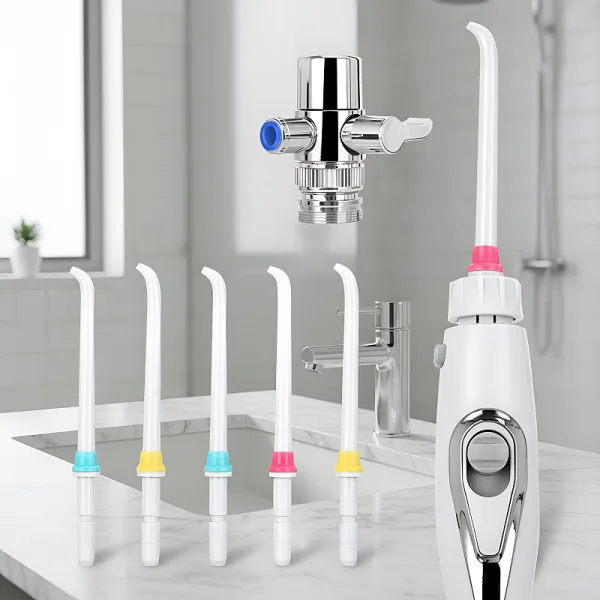 faucet oral irrigator, dental flosser, teeth cleaner, water flosser, teeth stain remover