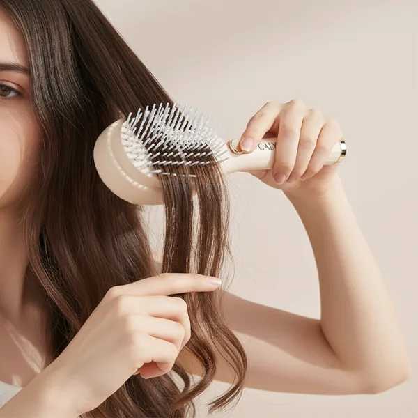 hair brush, self cleaning hair brush, anti static hair brush
