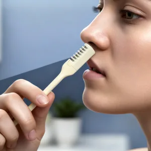 nasal hair remover, nose hair trimmer for men, manual nose hair trimmer, nose hair removal