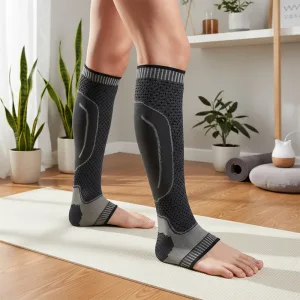 Calf and Ankle Compression Sleeve Support Wrap for Sports