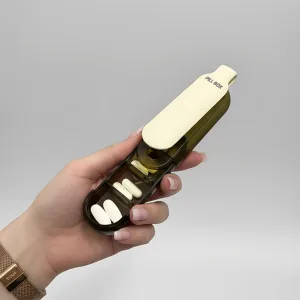 pill storage box, pill container, medicine box, pill popper