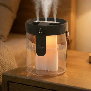 Large Rechargeable Air Humidifier with Night Light