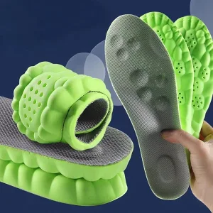 Super Soft Running Sport Insoles - Green