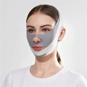 double chin strap, face slimming strap, face lifting belt, face lifting strap, face lifting wrap, v line chin strap