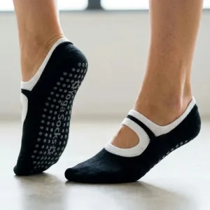 pilates grip socks, cotton yoga socks