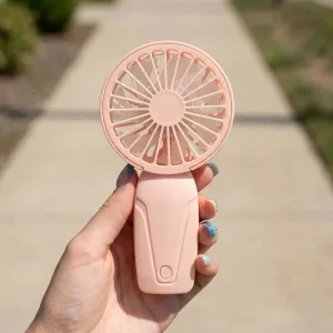 handheld fan, neck fan, portable neck fan, mini portable fan, folding hand fan, necklace fan, wearable fan, rechargeable handheld fan