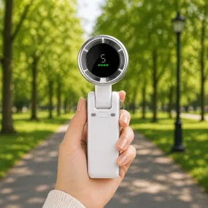 Portable Foldable Rechargeable Handheld Wearable Fan